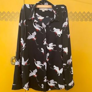Black Crane Shirt Loft